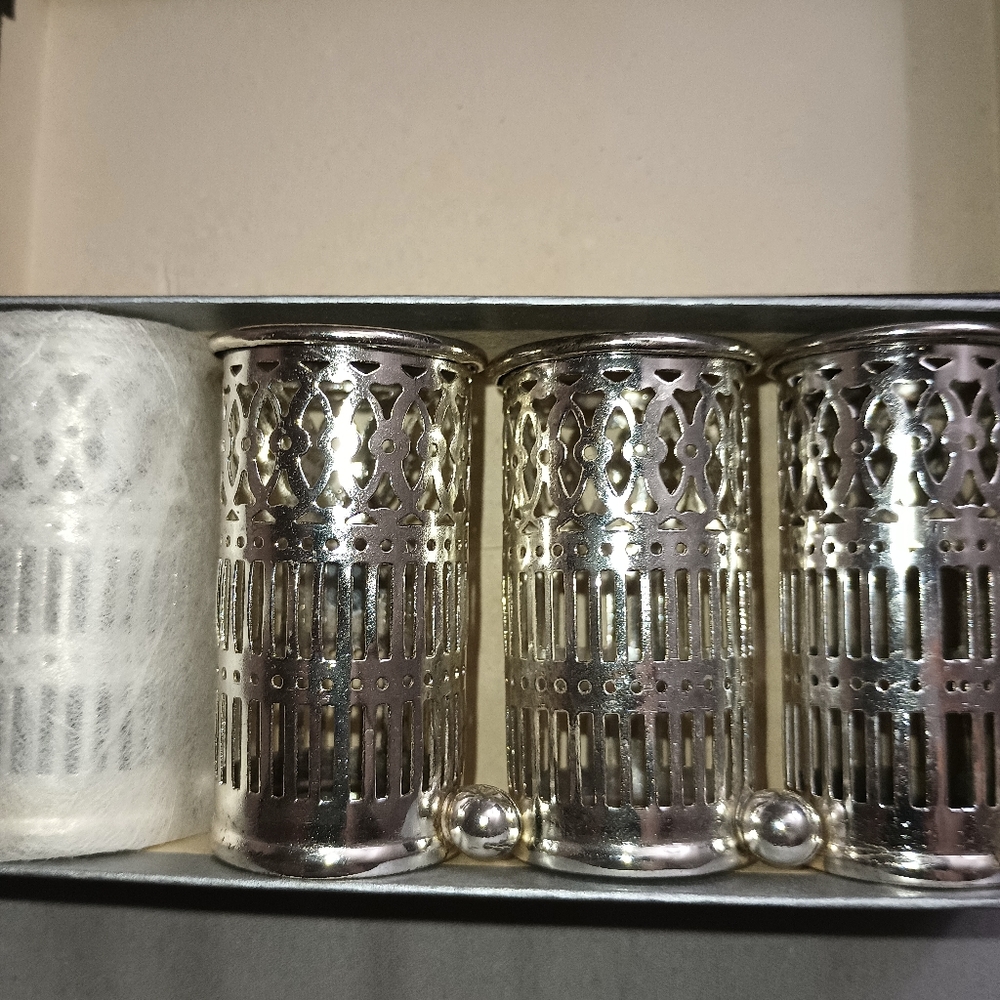 Antique Webster Condiment Toothpick Holders (4)